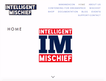 Tablet Screenshot of intelligentmischief.com